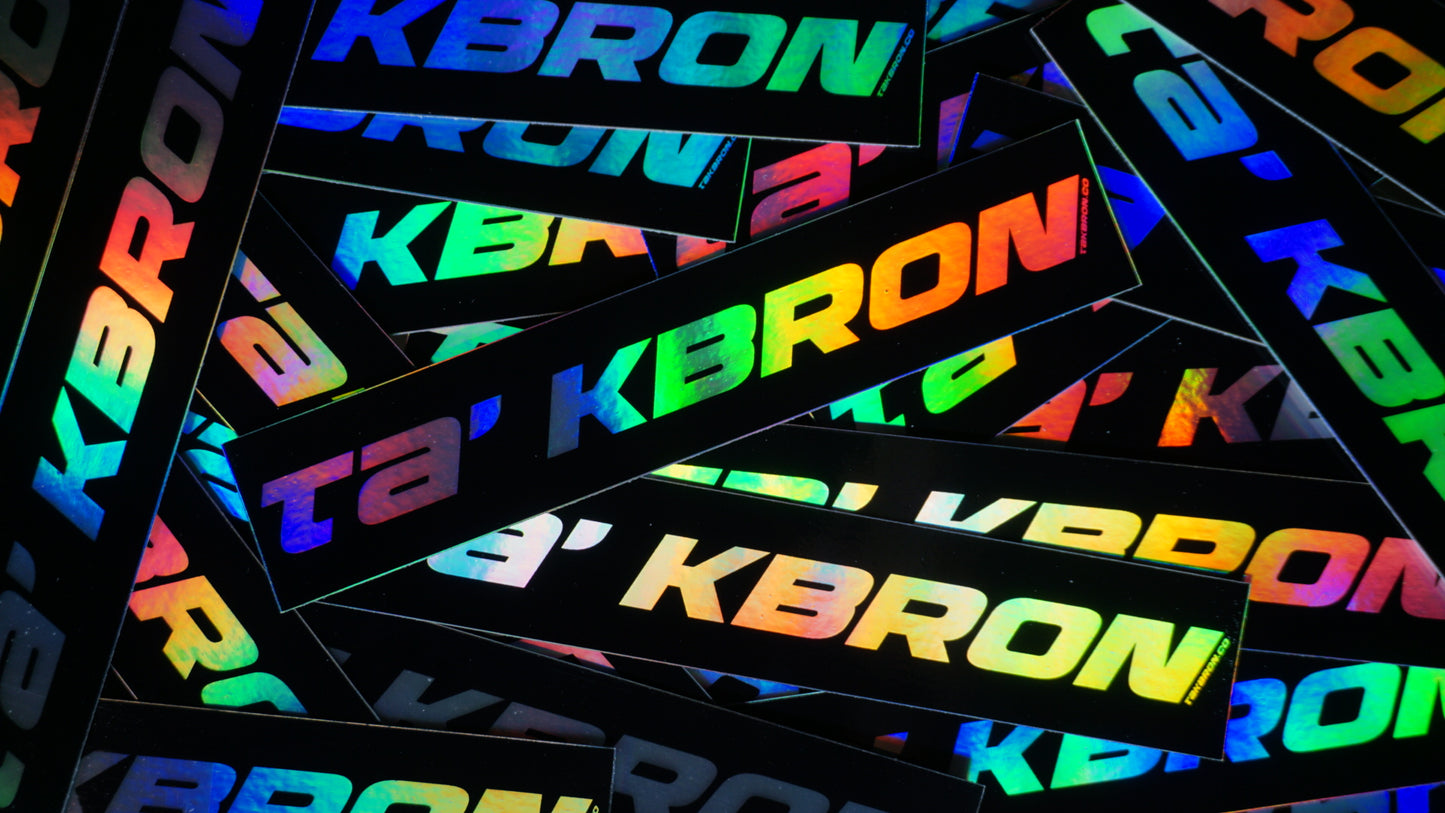 Holographic TA' KBRON Sticker