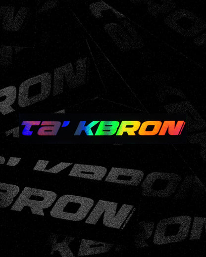 Holographic TA' KBRON Sticker