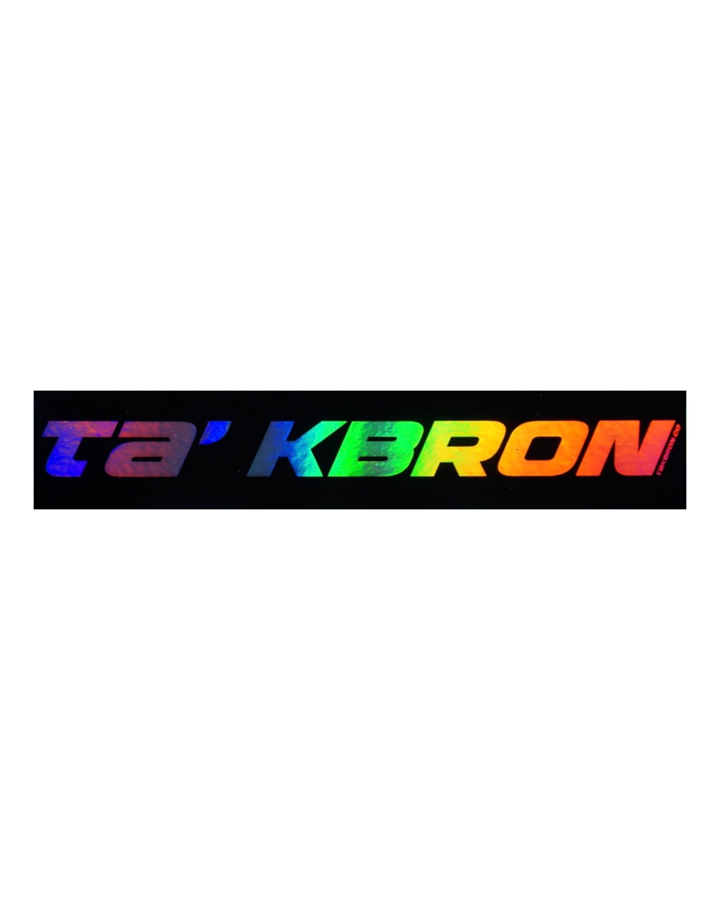 Holographic TA' KBRON Sticker